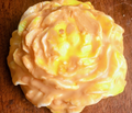 Yellow 100gr or Blue 75gr big flower candle 100gr