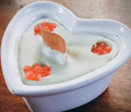 Scented Candle in Porcelain heart